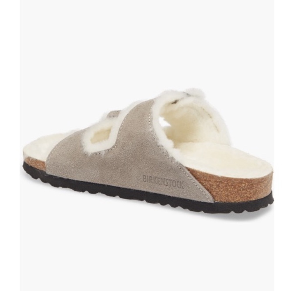 Birkenstock Arizona Genuine Shearing Slide Sandal - Picture 3 of 3